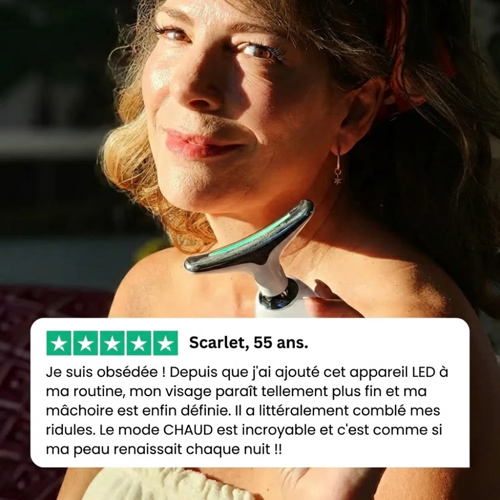 TheGlowra™ 7-in-1 LED Facial Sculptor