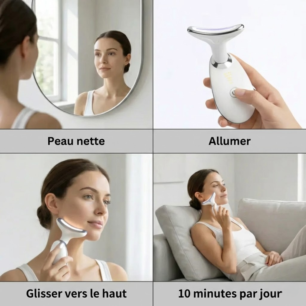 TheGlowra™ 7-in-1 LED Facial Sculptor